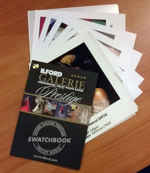 Galerie printed swatchbook A6